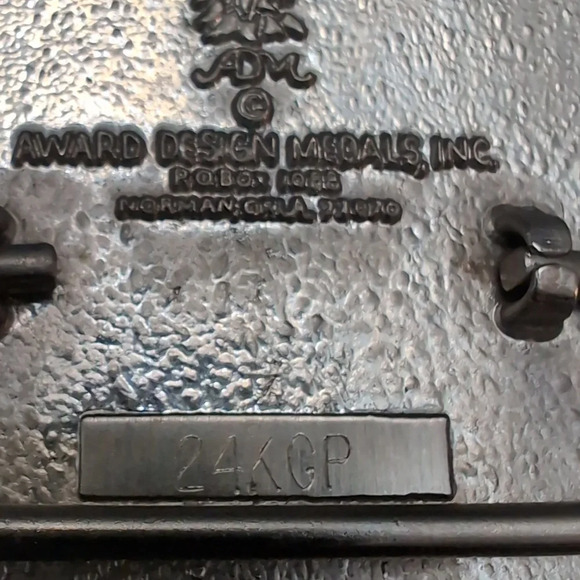 Mans Search for Coal, Award Design Medals Men's Advertiser's Buckle. - Picture 3 of 6